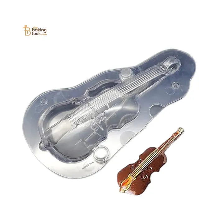 3D Violin/Guitar Polycarbonate Chocolate Mould - thebakingtools.com