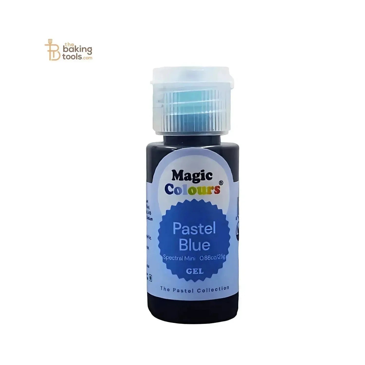 Pastel Blue Gel Colour Magic Pastel Colour Spectral Mini - 25 grams - thebakingtools.com