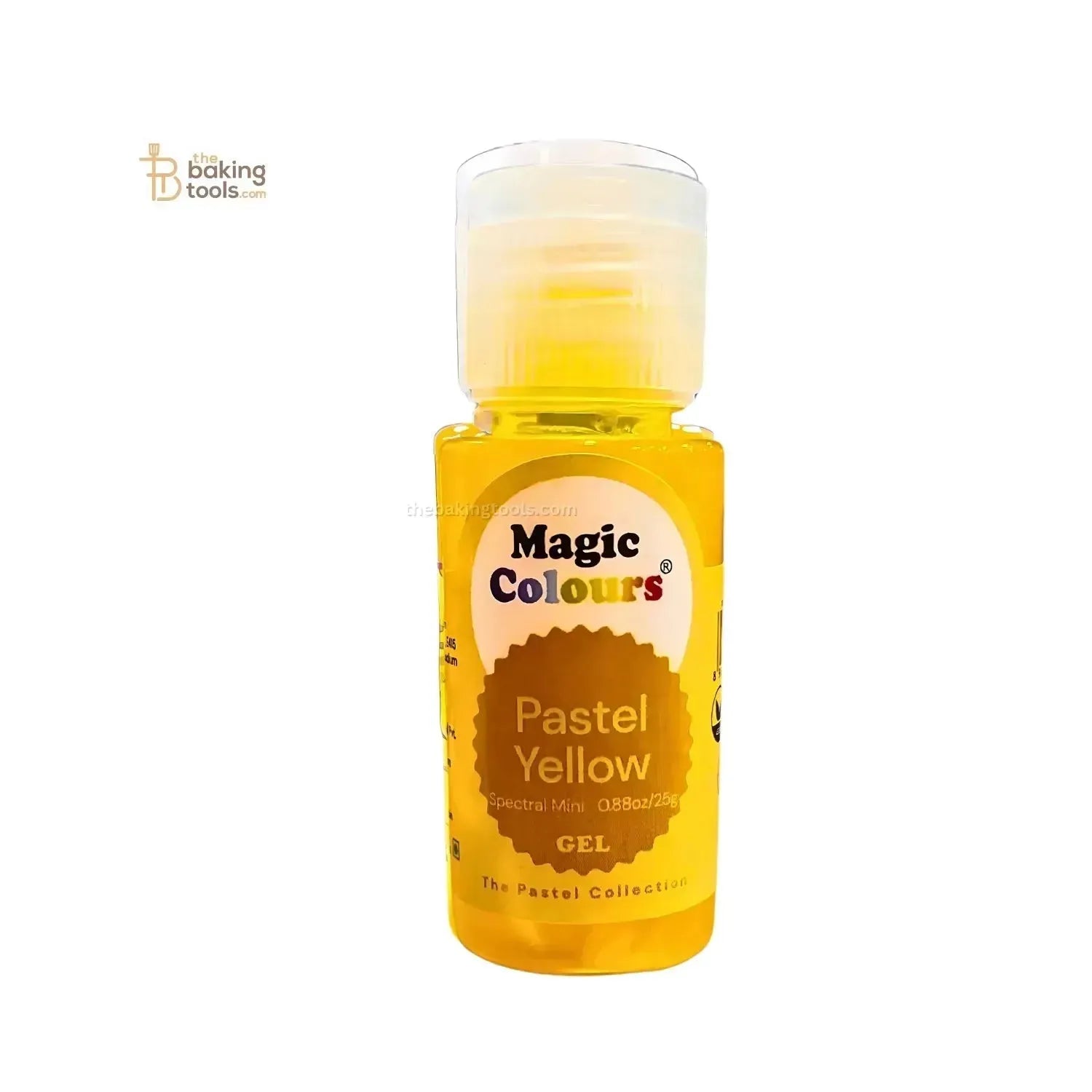 Pastel Yellow Gel Colour Magic Pastel Colour Spectral Mini - 25 grams - thebakingtools.com