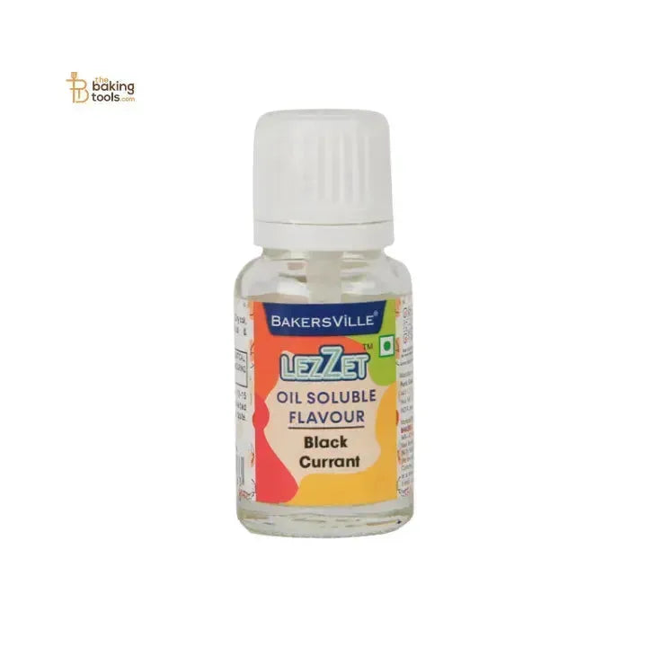 Black Current Oil Soluble Flavour Lezzet 10 ml - thebakingtools.com