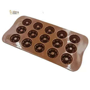 Mini Bundt Cake Shape Silicone Chocolate Mould - thebakingtools.com
