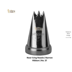 Noor Icing Nozzle | Ruffles Design | No. 37 | Small Tip - thebakingtools.com