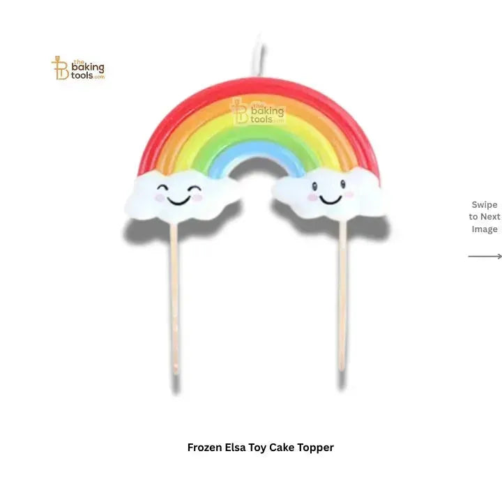 Colorful Rainbow Birthday Candle for Party | Cake Decoration - thebakingtools.com