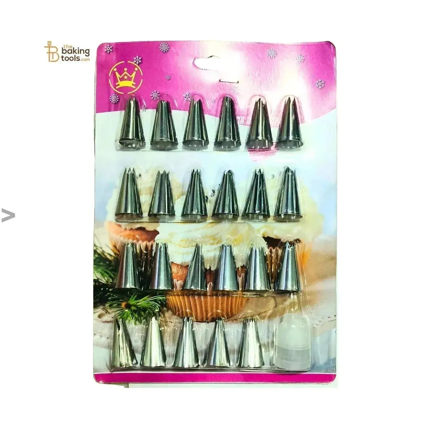 24-piece PIPING NOZZLE SET - CARD - thebakingtools.com