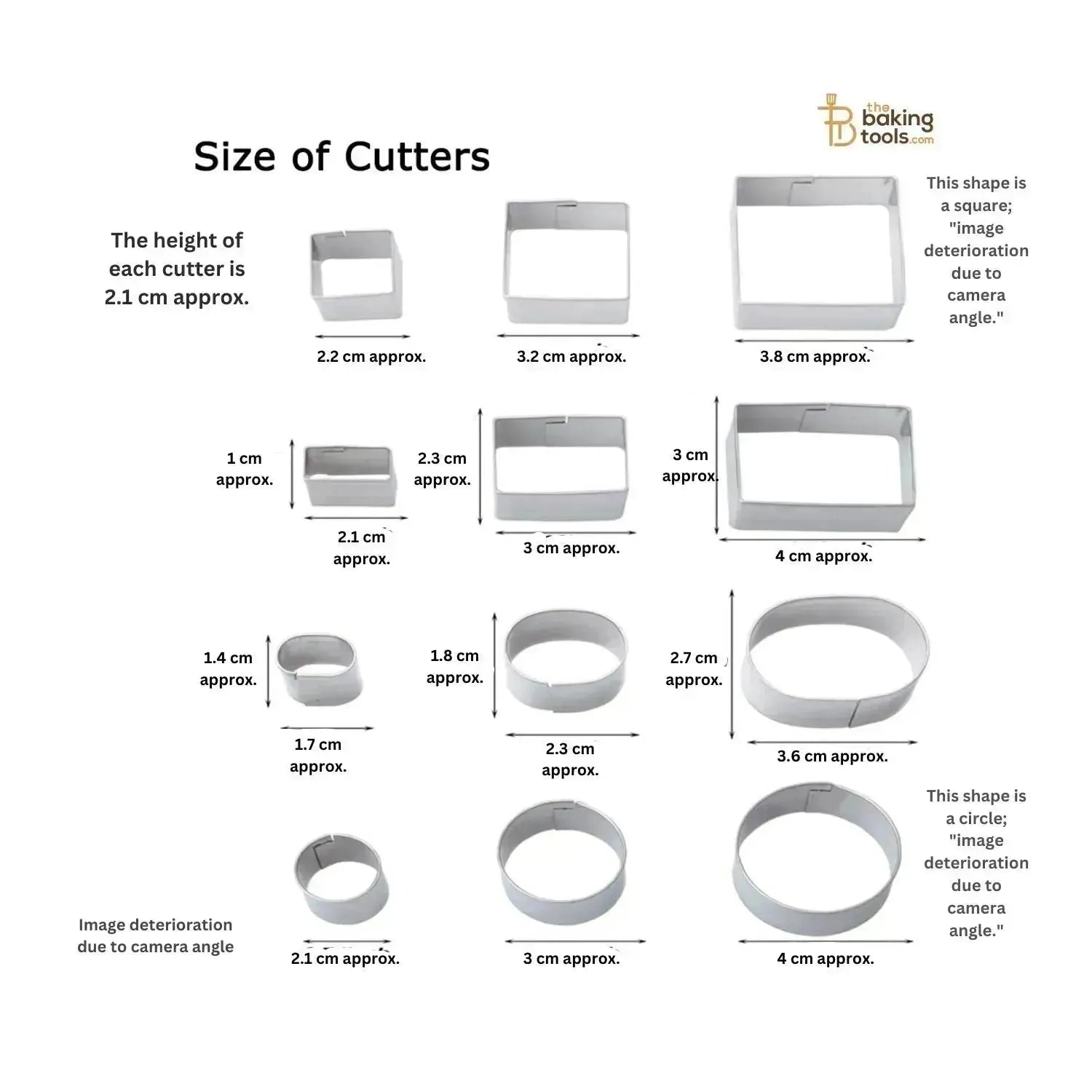 24 PCs Cookie Cutter - thebakingtools.com