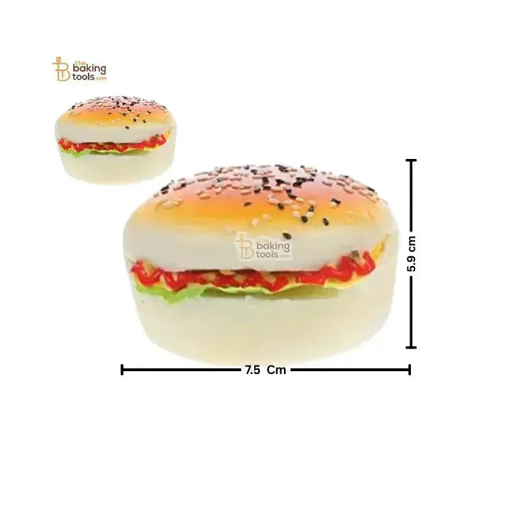 Hamburger Burger Bread - Pretend Toy Simulation Bread - thebakingtools.com