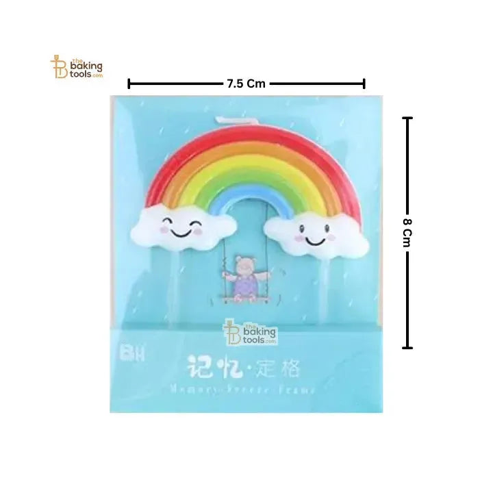 Colorful Rainbow Birthday Candle for Party | Cake Decoration - thebakingtools.com