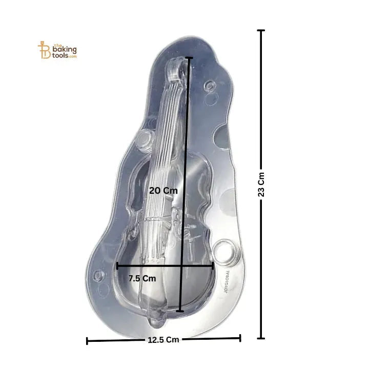 3D Violin/Guitar Polycarbonate Chocolate Mould - thebakingtools.com