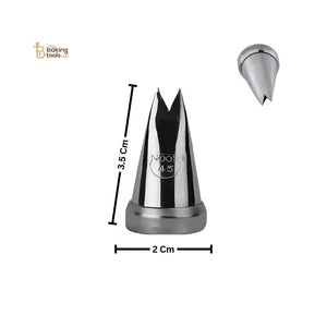 Noor Icing Nozzle | Large Leaf Design | No. 45 | Small Tip - thebakingtools.com