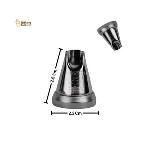 Noor Icing Nozzle | Dahlia Design | No. 15 | Small Tip - thebakingtools.com