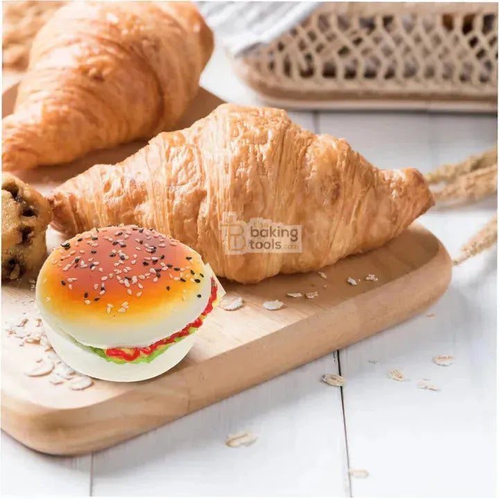 Hamburger Burger Bread - Pretend Toy Simulation Bread - thebakingtools.com