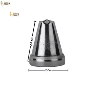 Noor Icing Nozzle | Flower Design | No. 28 | Small Tip - thebakingtools.com