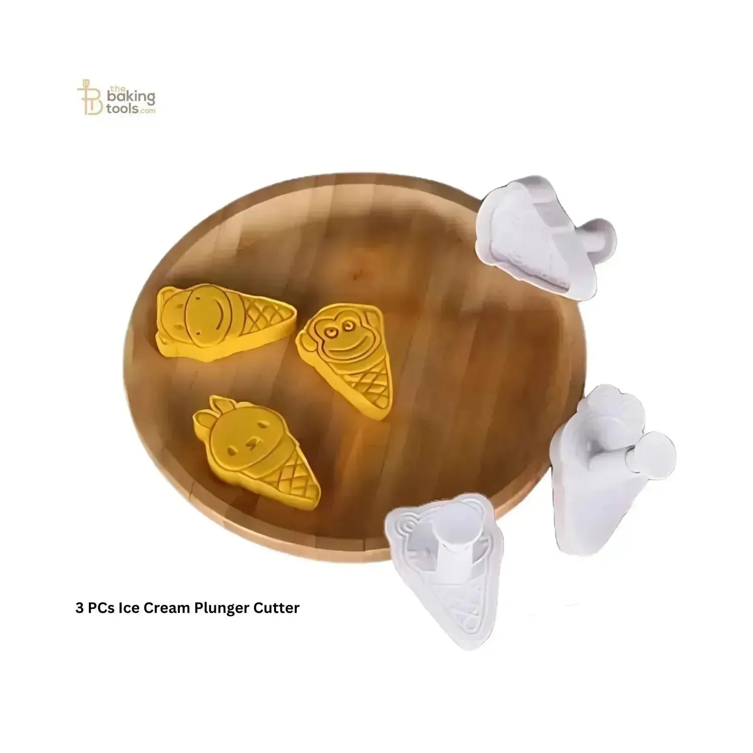 3 PCs Ice Cream Plunger Cutter - thebakingtools.com