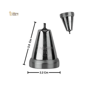 Noor Icing Nozzle | Intricate Floral Design | No. 31 | Small Tip - thebakingtools.com