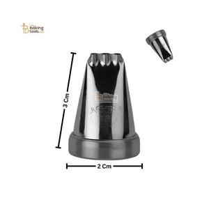 Noor Icing Nozzle | Triple Thread Design | No. 32 | Small Tip - thebakingtools.com
