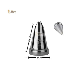 Noor Icing Nozzle | Small Leaf Design | No. 17 | Small Tip - thebakingtools.com