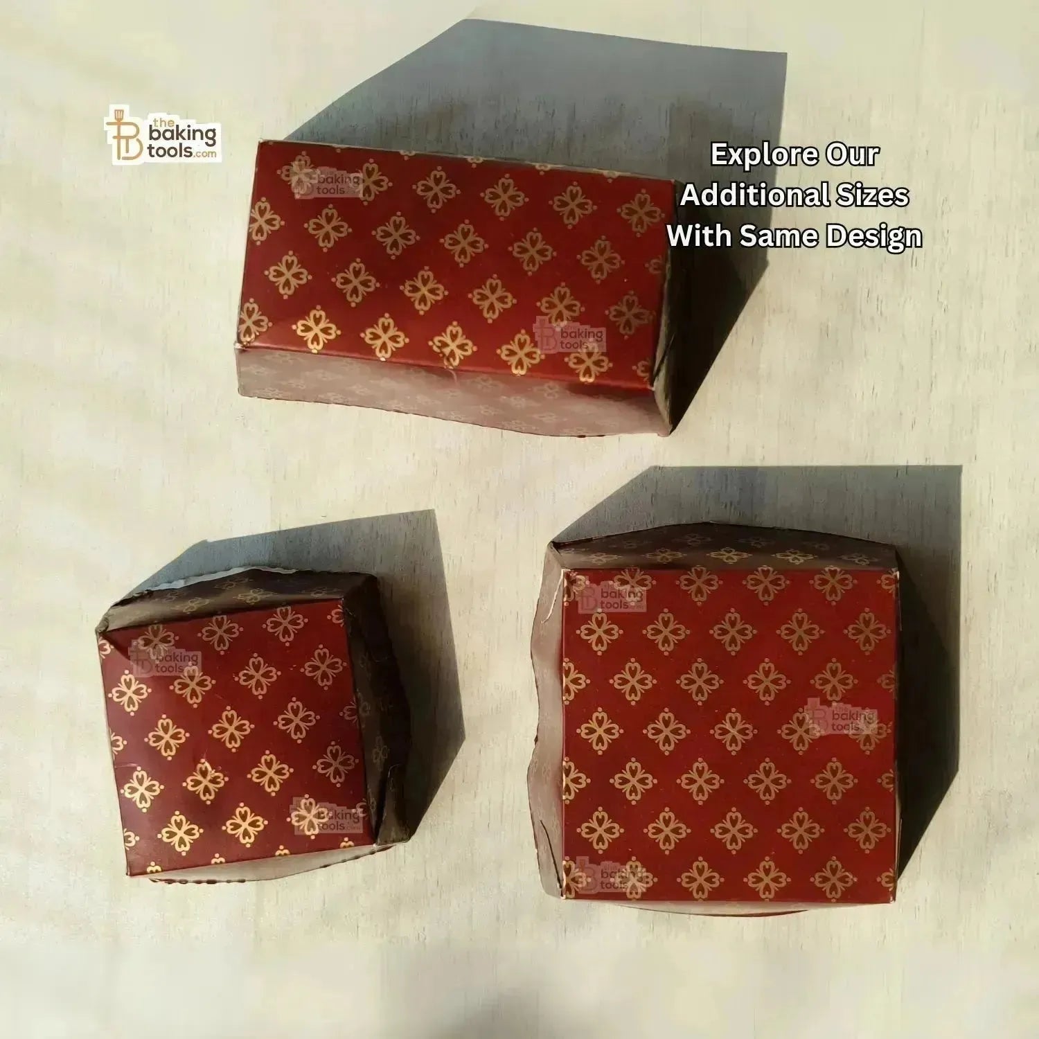 Rectangular Bake And Serve Disposable Paper Brownie Box - thebakingtools.com