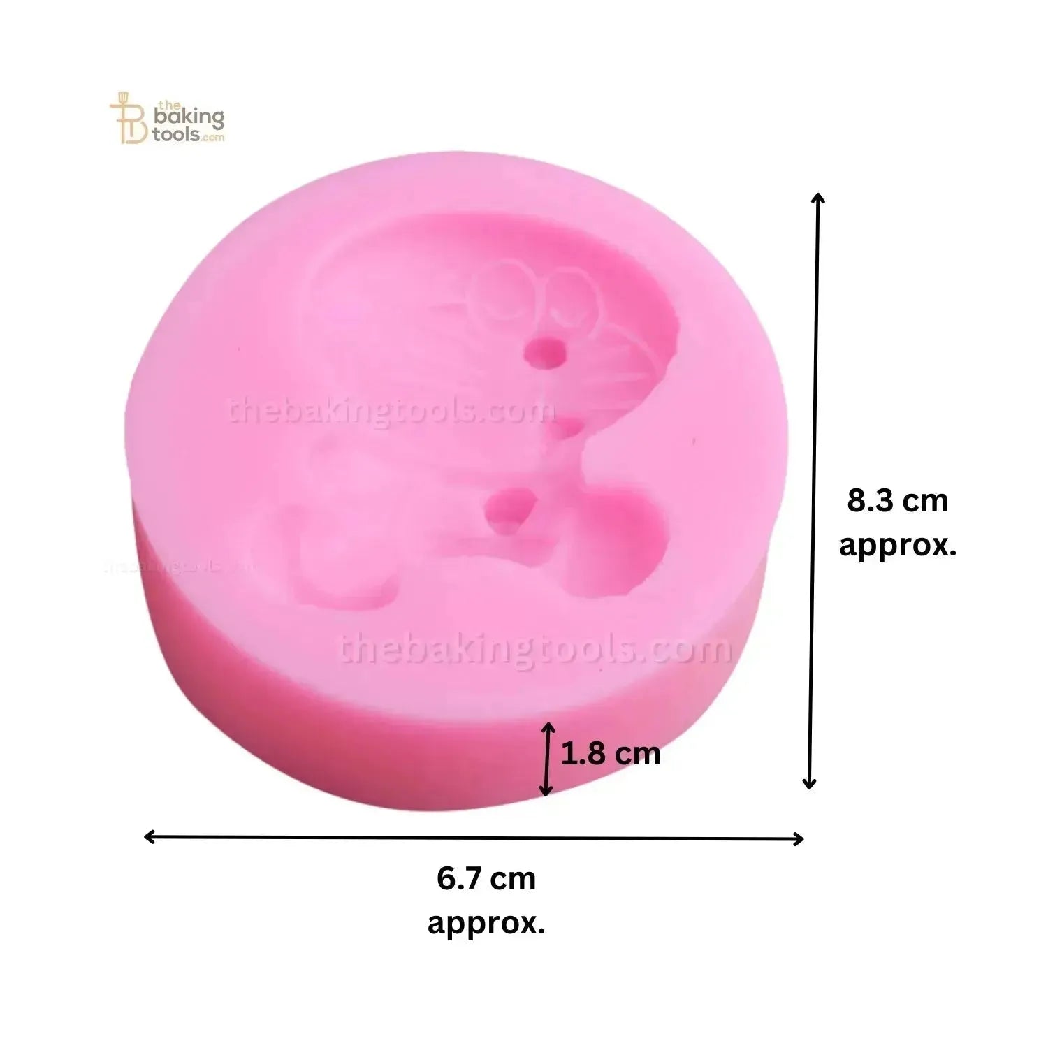 Doraemon Shape Fondant Gumpaste Mould - 001 - thebakingtools.com