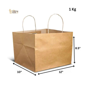 Paper Bag 1 kg Capacity - (NO COD) - thebakingtools.com