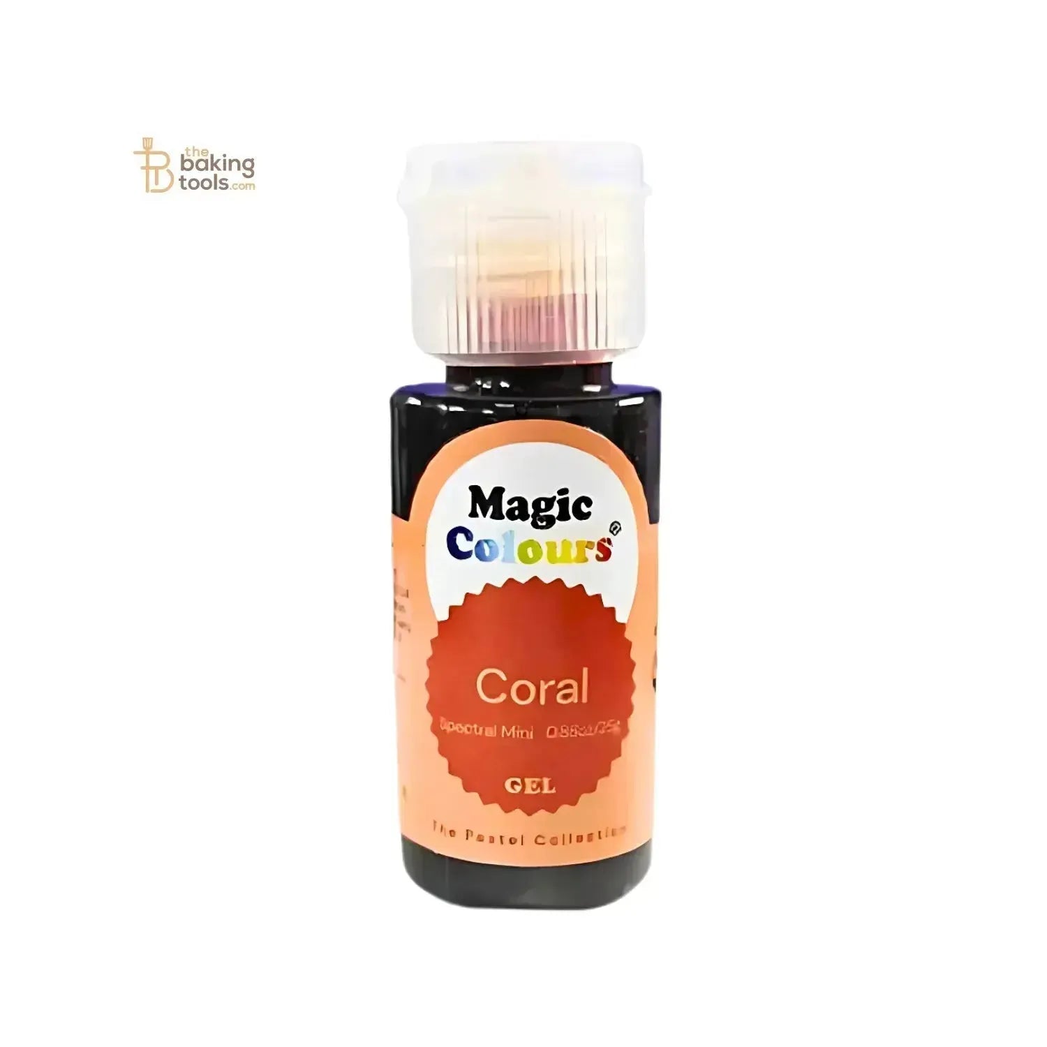 Coral Gel Colour Magic Pastel Colour Spectral Mini - 25 grams - thebakingtools.com