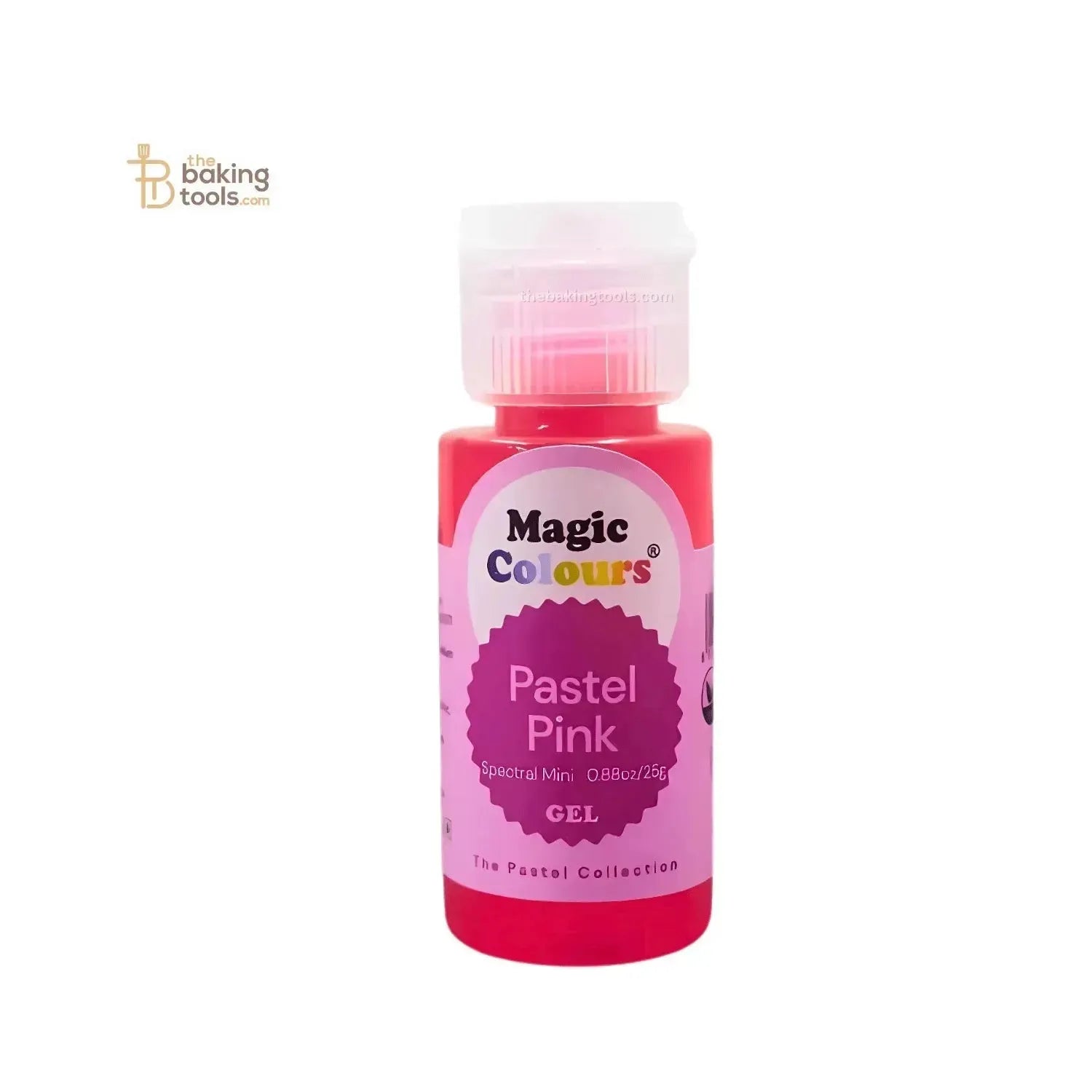 Pastel Pink Gel Colour Magic Pastel Colour Spectral Mini - 25 grams - thebakingtools.com