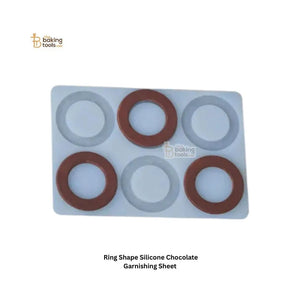 Ring Shape Silicone Chocolate Garnishing Sheet - thebakingtools.com