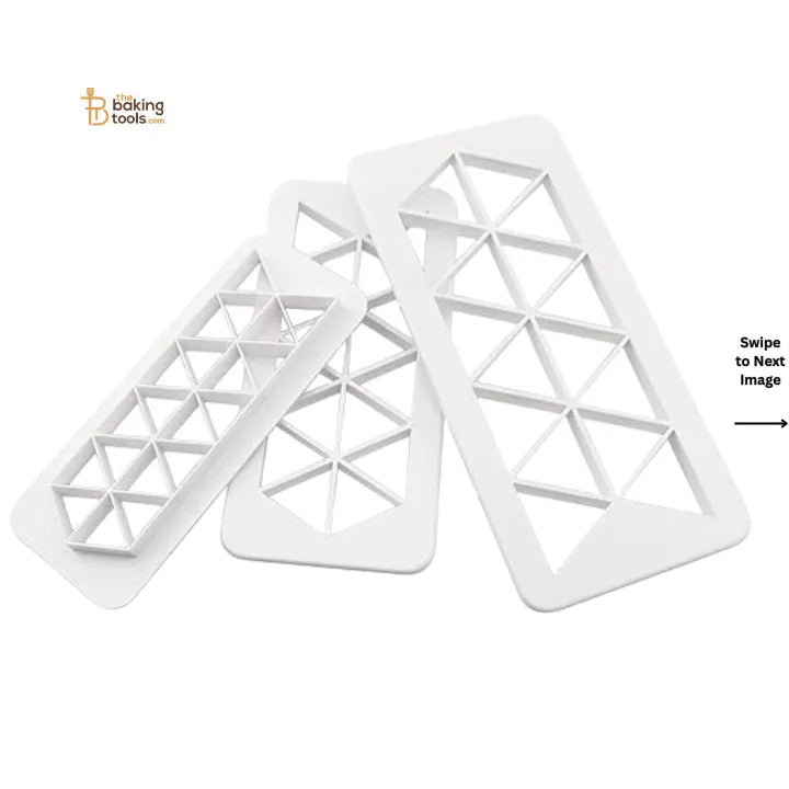 3-in-1 Geometry Cake Fondant Cutter &amp; Cookie Cutter Set - thebakingtools.com