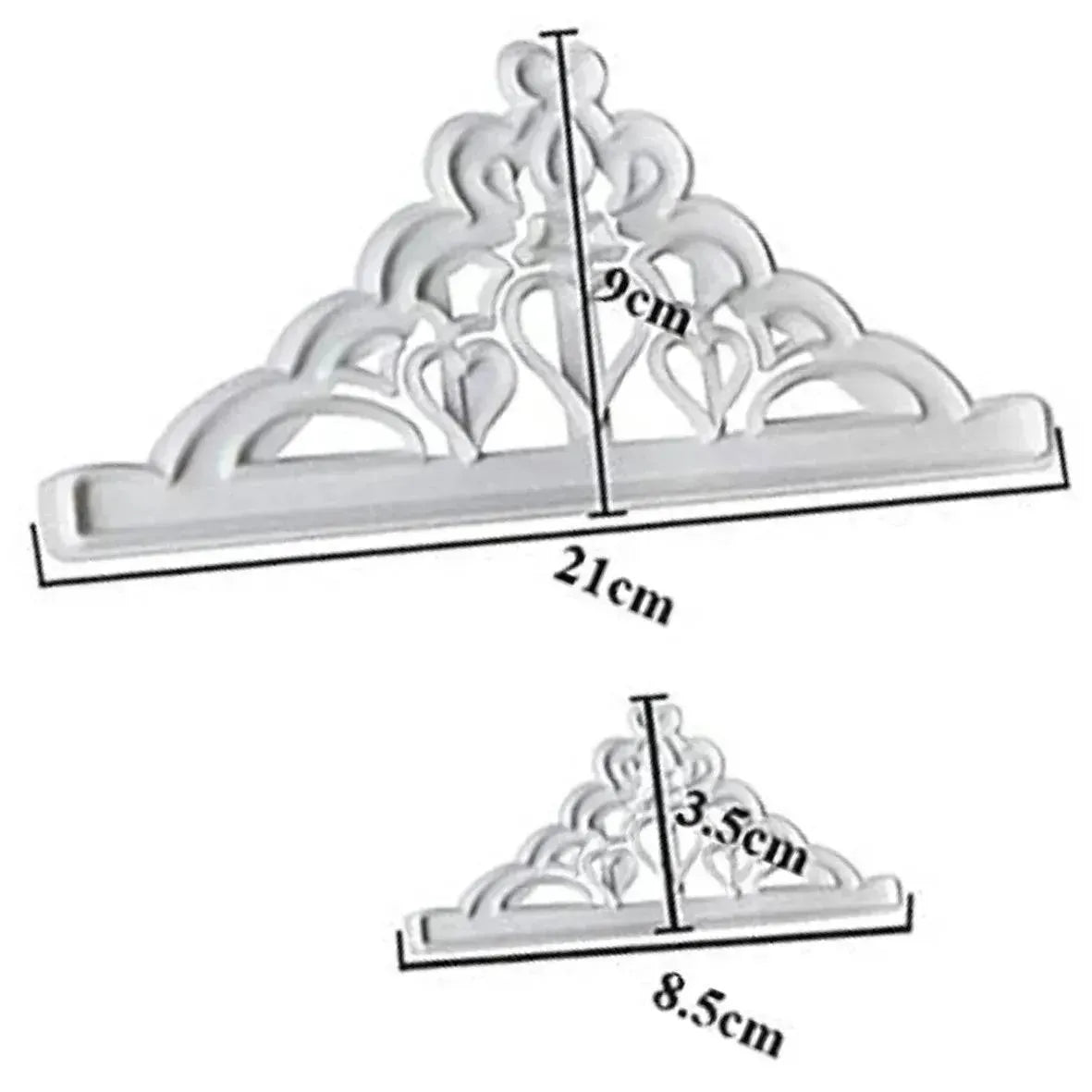 2 PCs Crown Plunger Cutter - thebakingtools.com