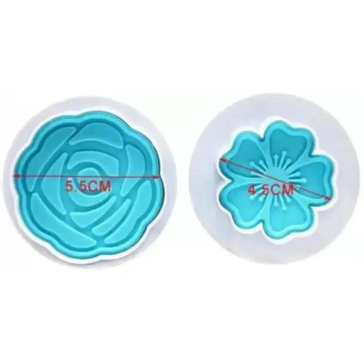 2 PCs Dogwood Plunger Cutter - BIG - thebakingtools.com