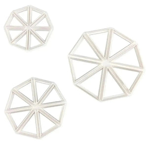 3 PCs Set Triangular Pastry Plunger Cutter - thebakingtools.com