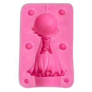 3D Little Angel Praying Silicone Fondant Gum Paste Mould - thebakingtools.com