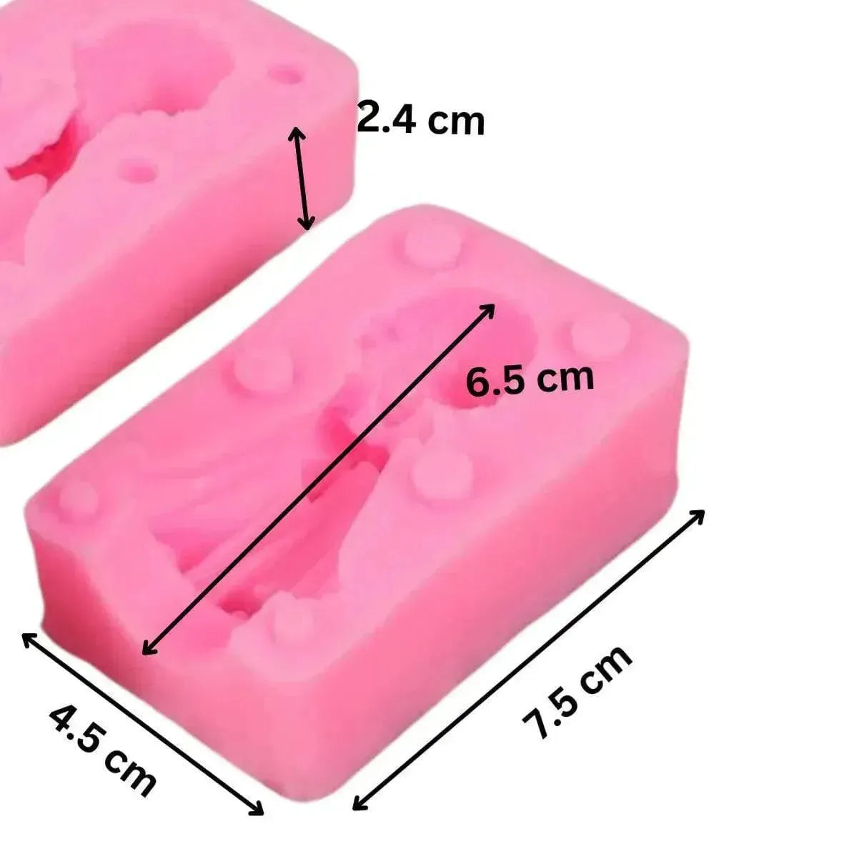 3D Little Angel Praying Silicone Fondant Gum Paste Mould - thebakingtools.com
