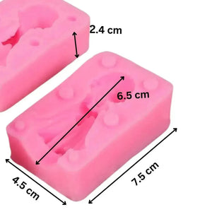 3D Little Angel Praying Silicone Fondant Gum Paste Mould - thebakingtools.com