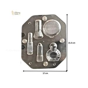 3D Polycarbonate Chocolate Mould - Cosmetic or Makeup Shape - thebakingtools.com