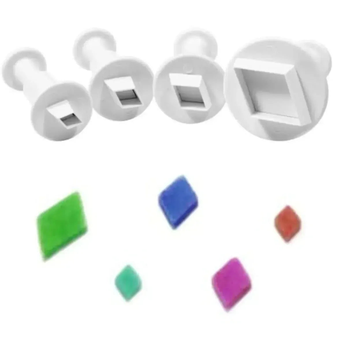 4 PCs Diamond Plunger Cutter - thebakingtools.com