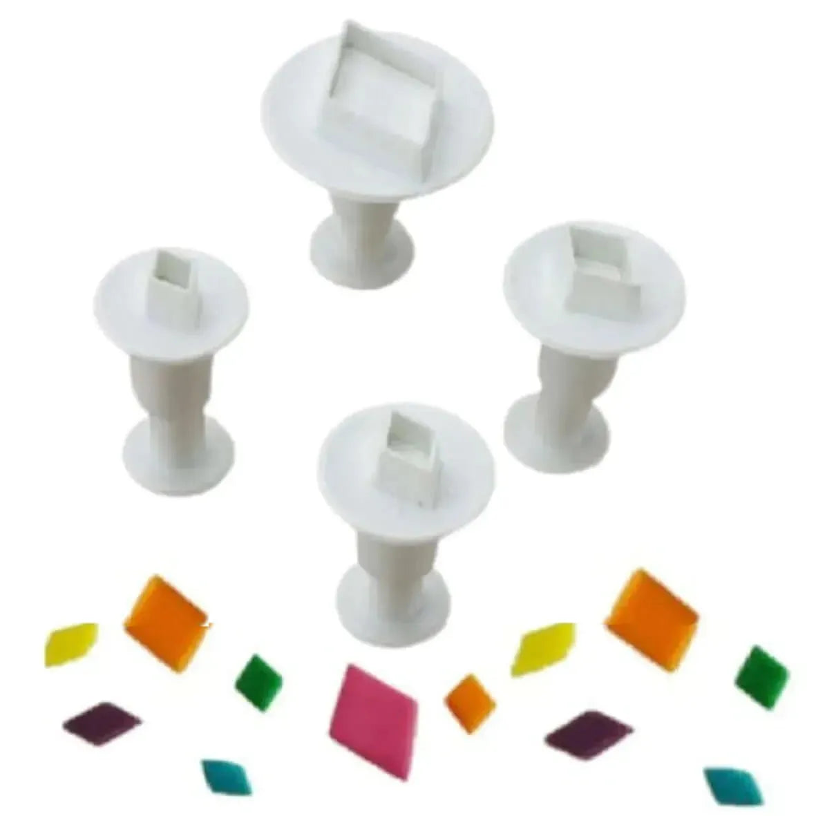 4 PCs Diamond Plunger Cutter - thebakingtools.com