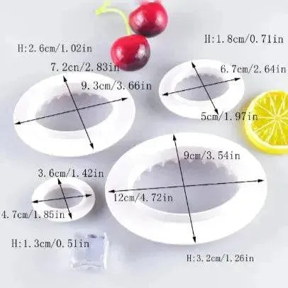 4 PCs Double Sided Plunger Cutter - thebakingtools.com