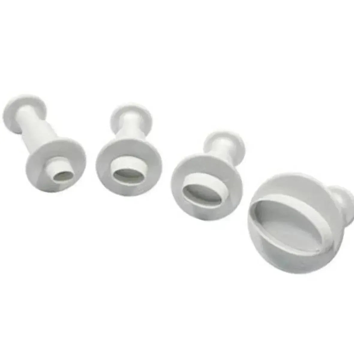 4 PCs Oval Plunger Cutter - thebakingtools.com