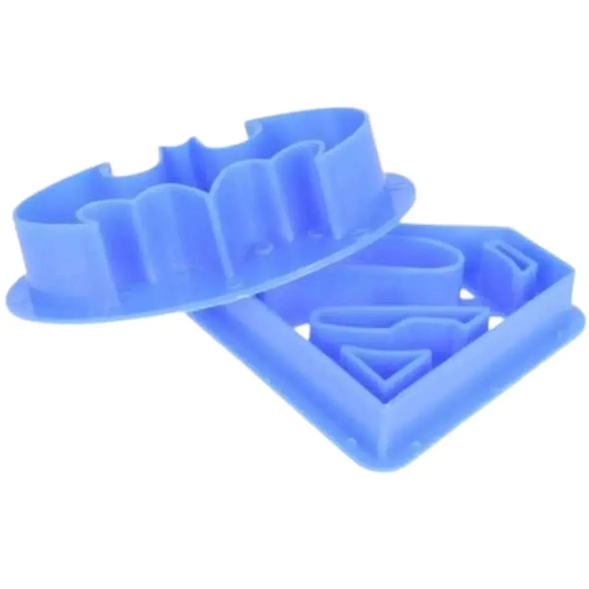 4PCs Batman Superman Plunger Cutter - thebakingtools.com