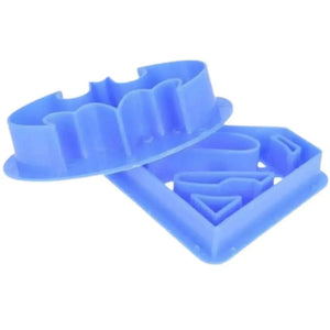 4PCs Batman Superman Plunger Cutter - thebakingtools.com