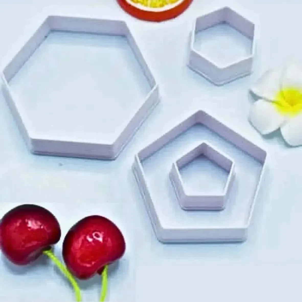 4Pcs Footballl Shape Plunger Cutter - thebakingtools.com