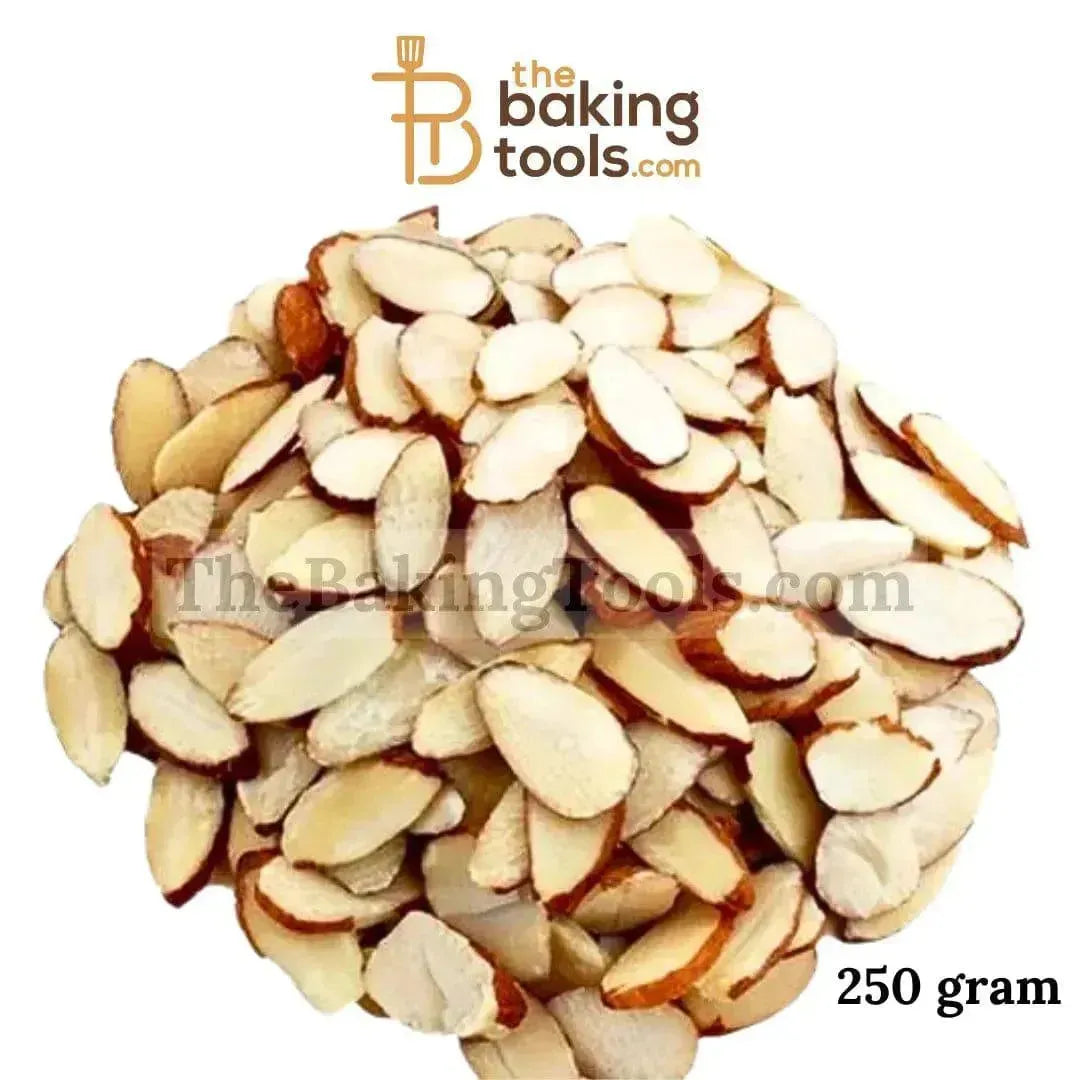 Almond Flakes Sliced / Badam Katran – 250gms - thebakingtools.com