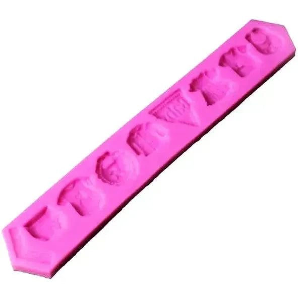 Baby Shower Theme Baby Clothes - Silicone Fondant Gum Paste Mould - thebakingtools.com