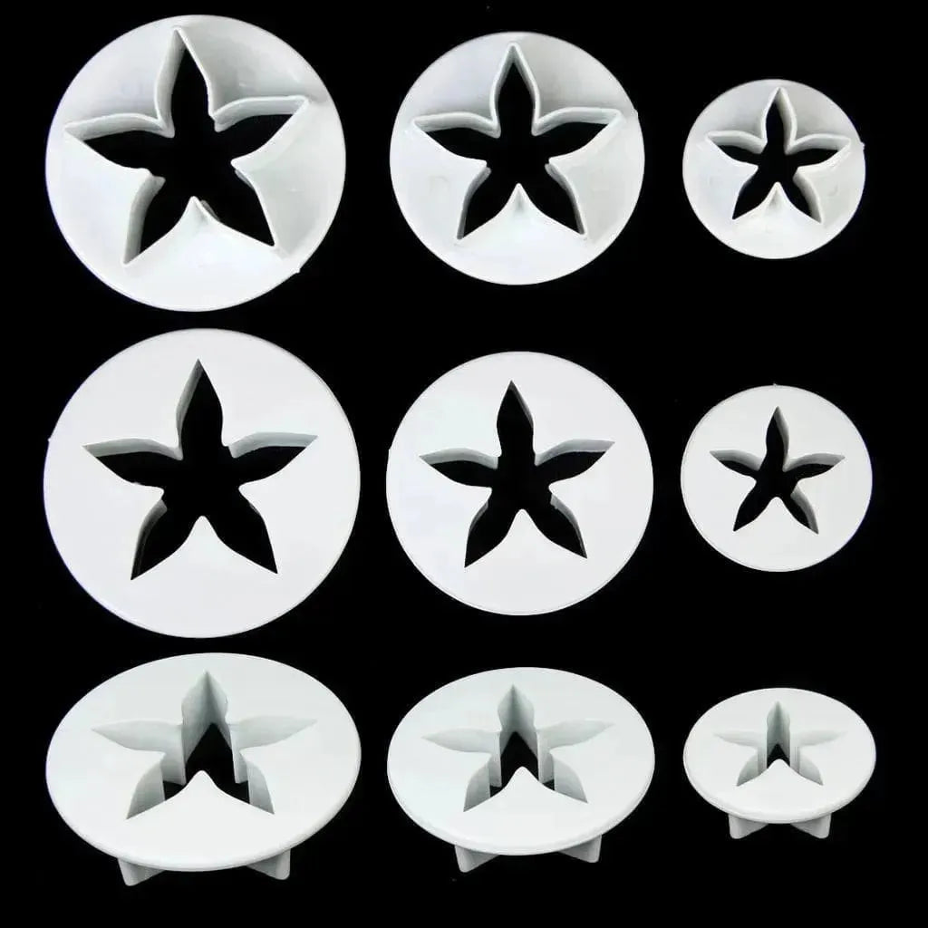 Cake Decorating Fondant Cutter Plunger Set (47 pcs) - thebakingtools.com