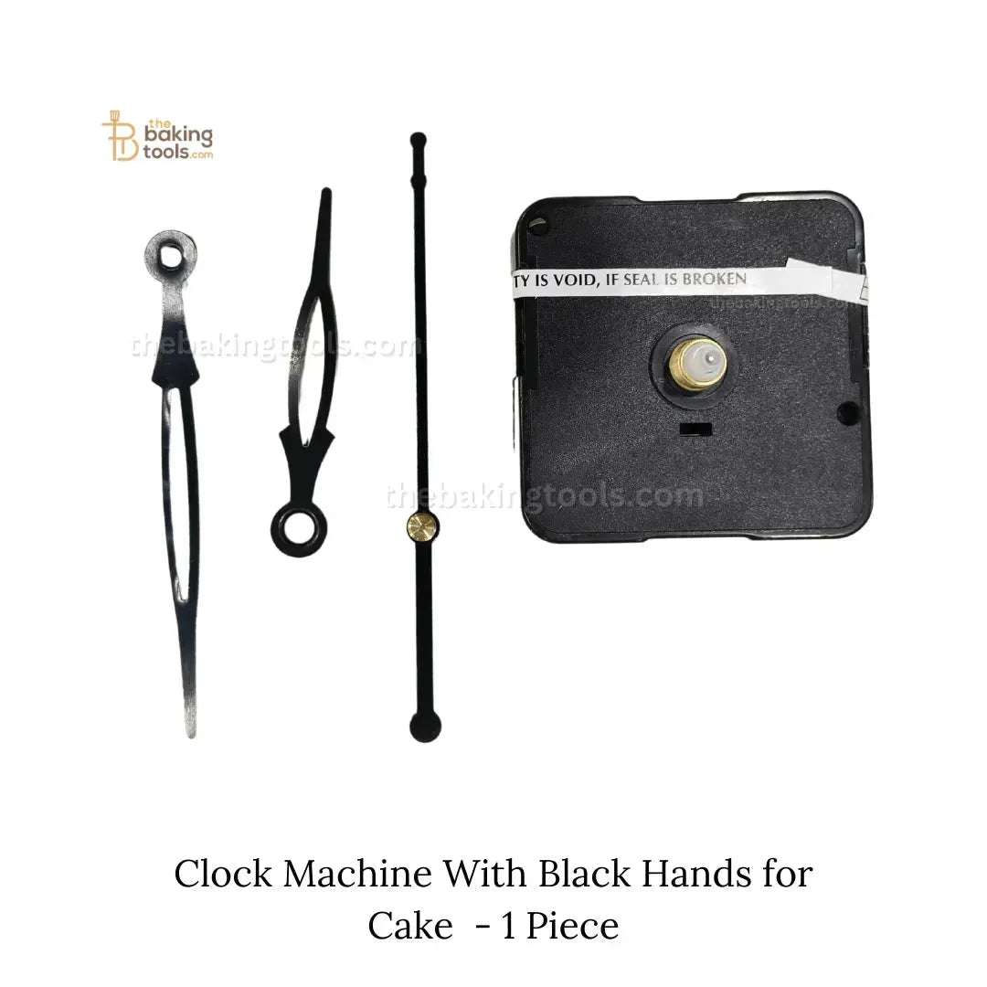 Clock Machine With Black Hands for Cake - 1 Piece (D.I.Y.) - thebakingtools.com
