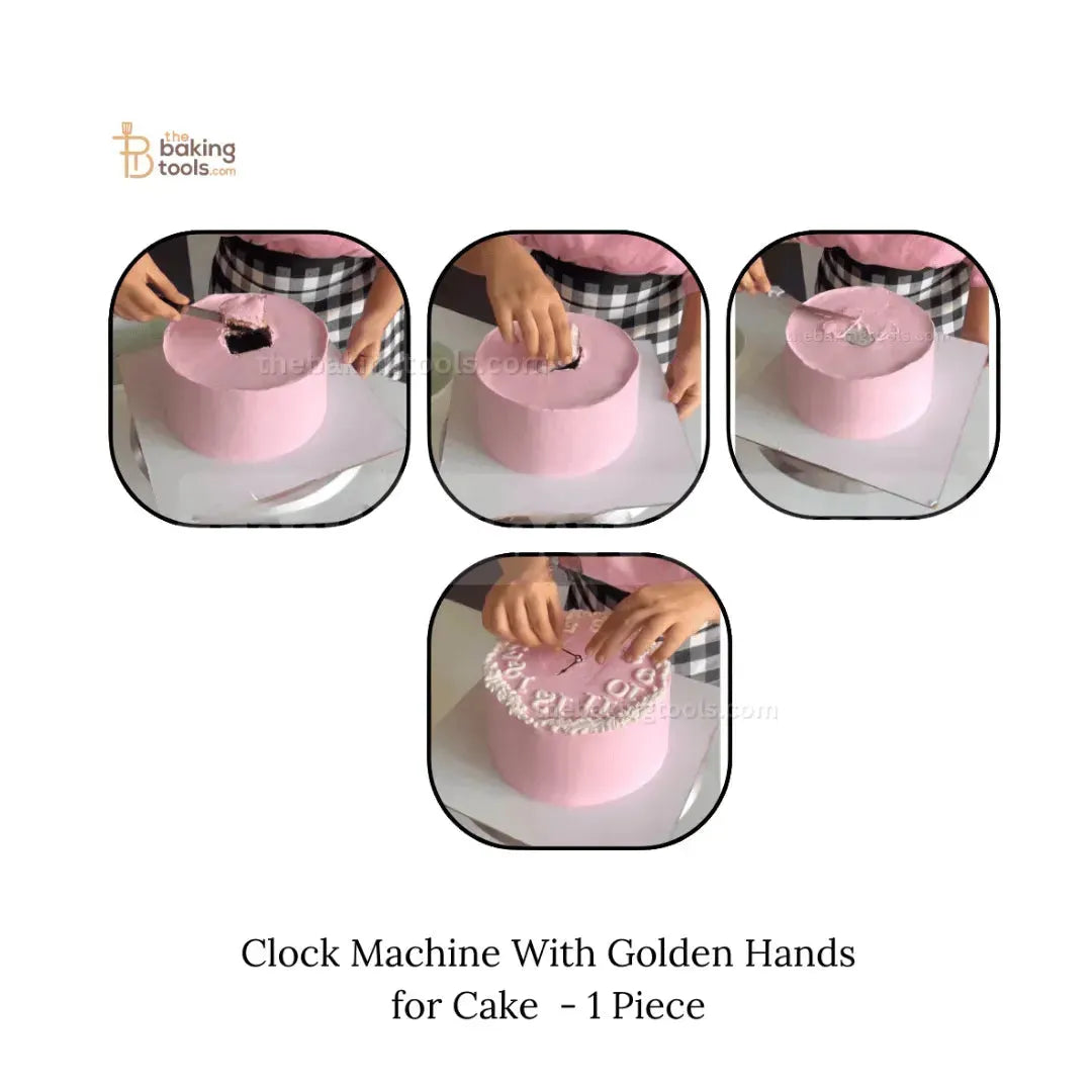 Clock Machine With Black Hands for Cake - 1 Piece (D.I.Y.) - thebakingtools.com