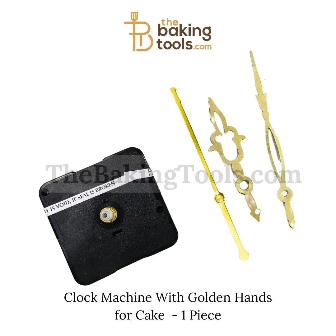 Clock Machine With Golden Hands for Cake - 1 Piece (D.I.Y.) - thebakingtools.com