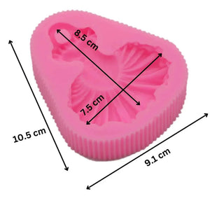 Dress Shape - Silicone Fondant Gum Paste Mould - thebakingtools.com
