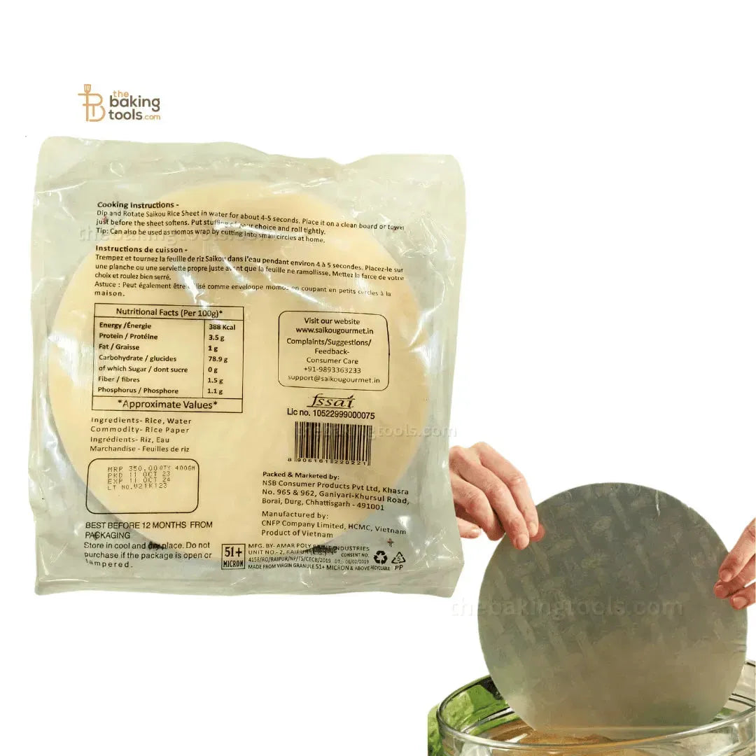 Edible Rice Paper Wafer Sheets (400 Grams) | Make Rice Paper Sails ( NO COD ) - thebakingtools.com