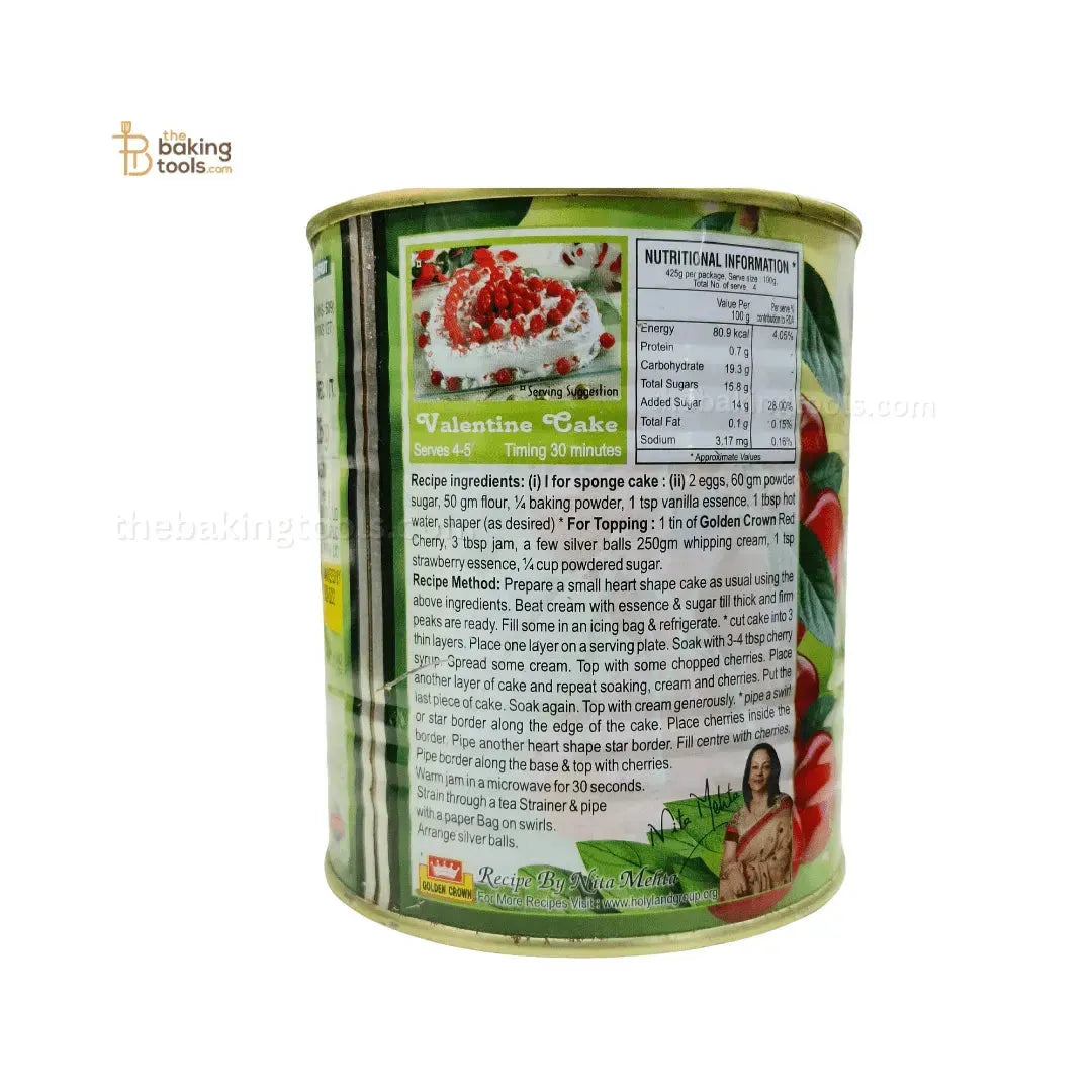 Golden Crown Red Cherry with Stem (NO COD) - thebakingtools.com